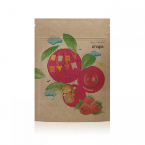 Леденцы &laquo;Малина&raquo; Healthberry, с витамином C, 12 шт